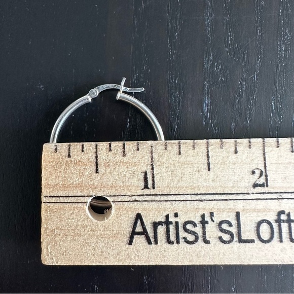 Classic Hoops 925 Hoops Earrings - Picture 6 of 6